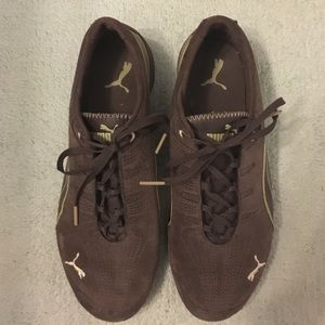 Brown suede puma shoes (Reduced price SALE)