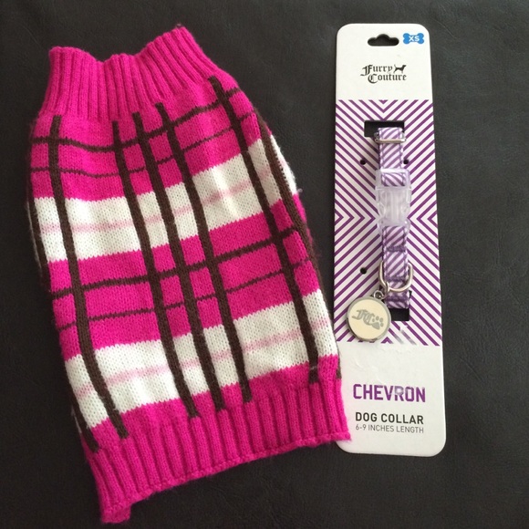 Dog Sweater + Collar