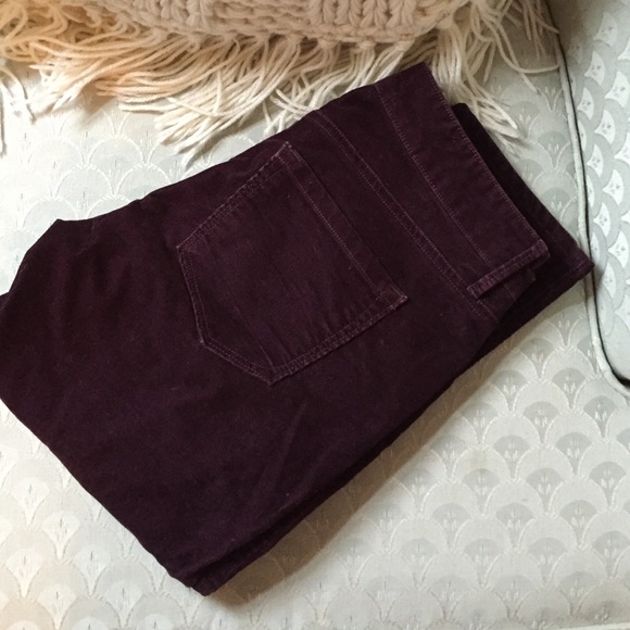 LOFT dark purple Modern Straight cords