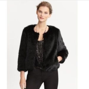 Banana Republic Faux Fur Jacket
