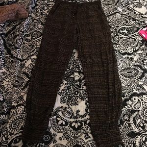 Mossimo brown&black tribal print joggers