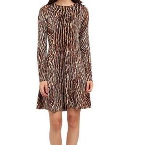 Michael Michael Kors fit and flare leopard dress