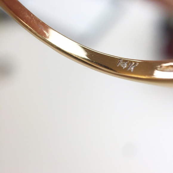 14K Diamond Marquise Wedding Engagement Ring - Picture 3 of 4