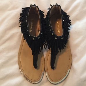 Liliana Fringe Sandal size 8