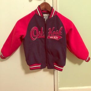 Kids OshKosh B'gosh baseball style jacket