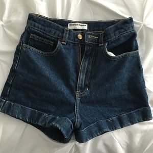 American Apparel High-Waist Jean Short
