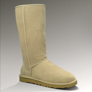 Sand tall UGG boots