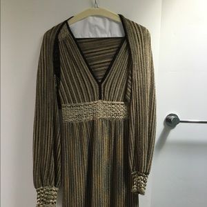 Missoni dress with matching sleeved shawl