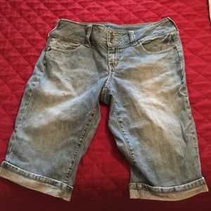 Denim Bermuda shorts