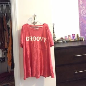 TEXTILE Elizabeth James Groovy tee