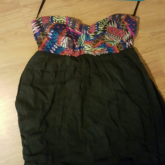 High low Aztec style dress