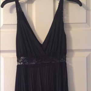 Black going out dress.