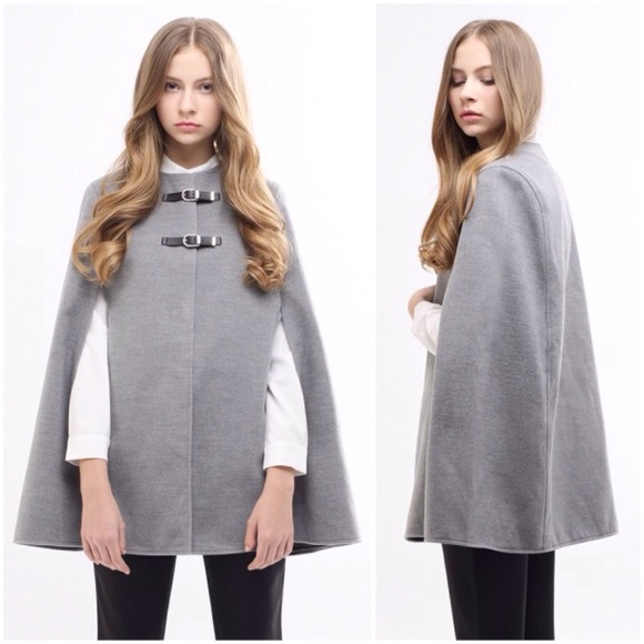 🎉2xHP🎉Cape Poncho With Buckle British Style - Picture 3 of 4