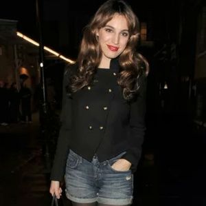 Juicy Couture NWOT Military Black Wool Blazer