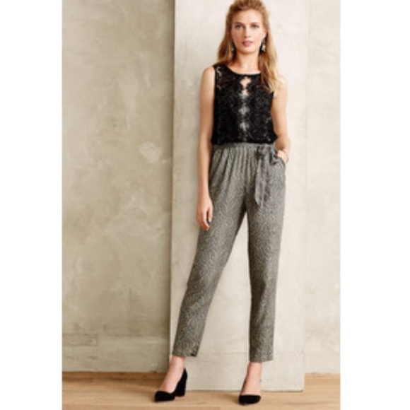 Anthropologie Lace Medley Jumpsuit
