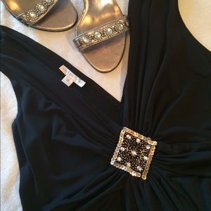 London Times black dress