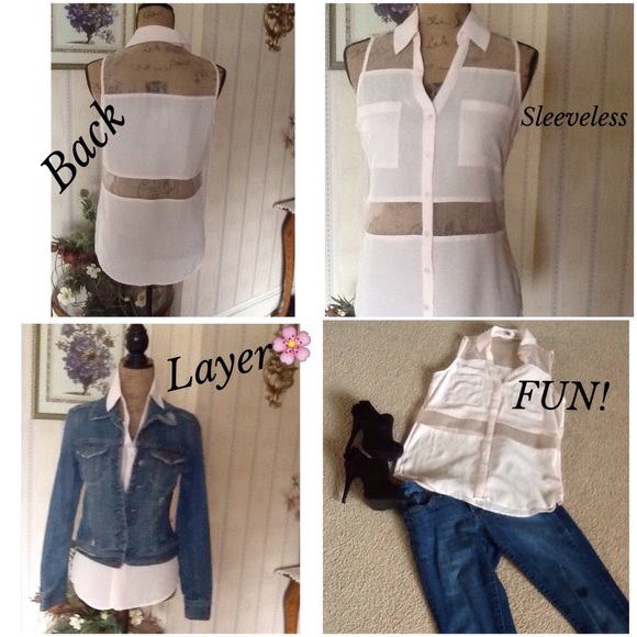 EXPRESS™ The ( PORTFOLIO SHIRT ) 🌸 - Picture 3 of 4