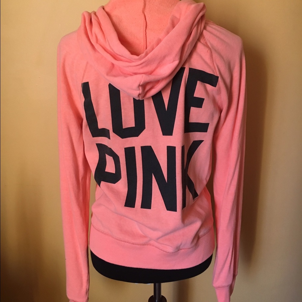 Orange VS Pink Zip-Up Hoodie