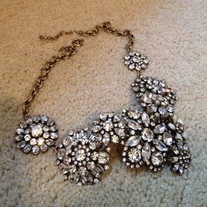 J. Crew Flower Lattice Statement Necklace