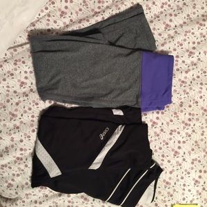 Asics and yoga pants