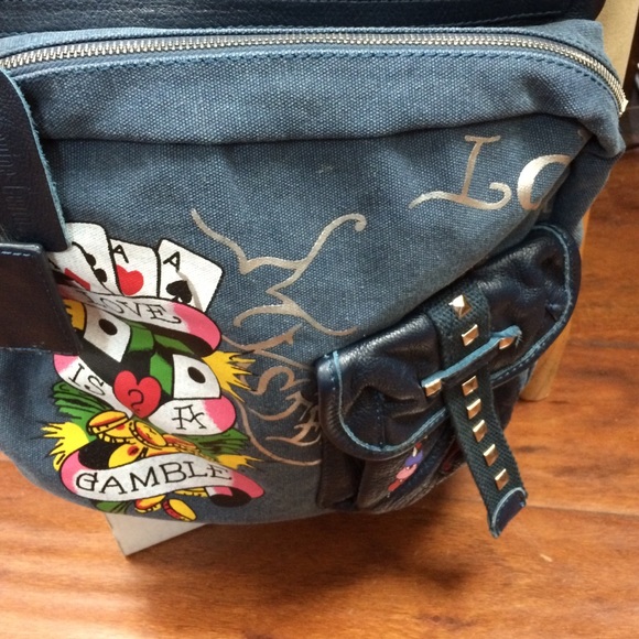 Ed hardy shoulder bag.
