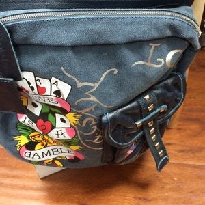 Ed hardy shoulder bag.