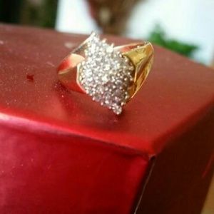 14 k gold real diamonds