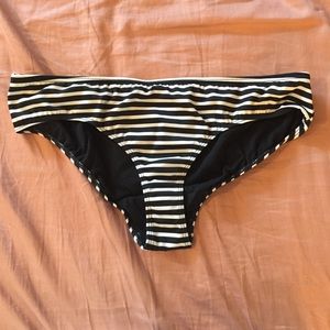 NWT Urban Outfitters black & white bikini bottoms