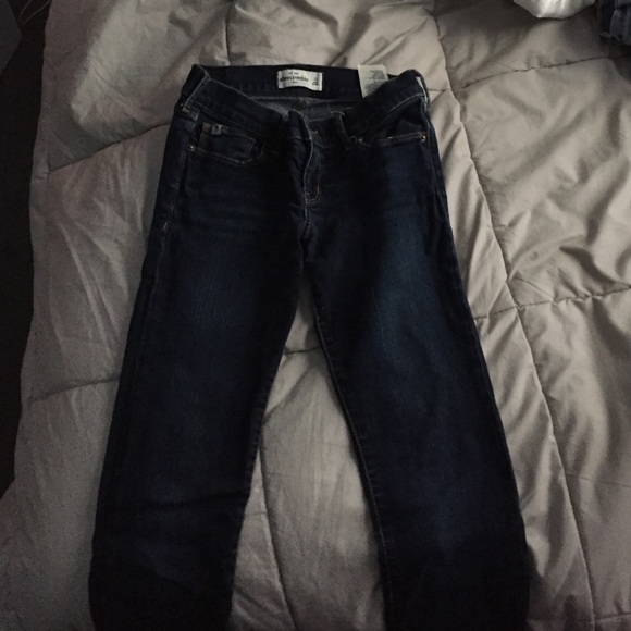 Abercrombie dark wash jeans