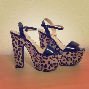 Candies Leopard Heels