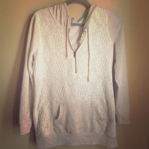 Cream tunic sweater