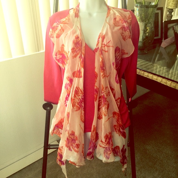 A unique silk scarf from Ann Taylor