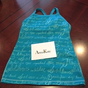 Lulu lemon tank turquoise