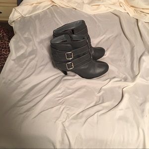 Gray Ankle boots