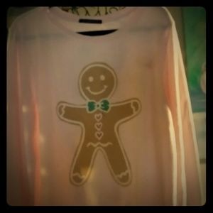 Wildfox Gingerbread Man Graphic Sweatshirt