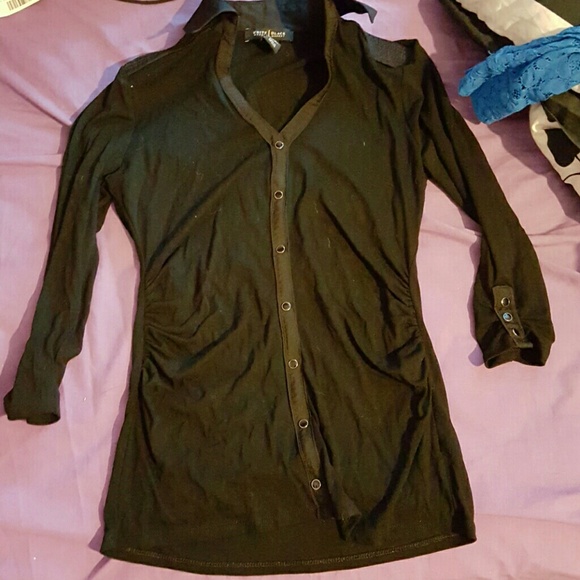 Whbm button down top