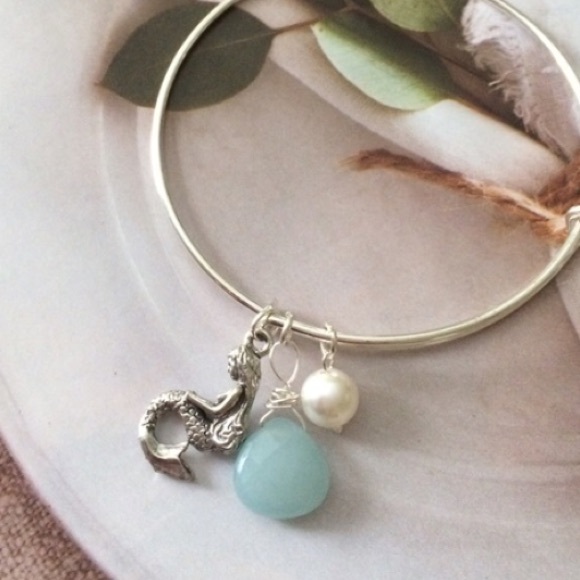 New ! Mermaid & Chalcedony Bracelet 💕