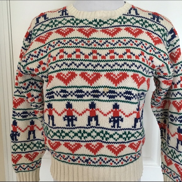 Nordstrom Other - Christmas sweater white red blue