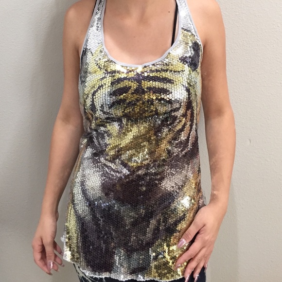 Tiger sequence tank top - Picture 1 of 2