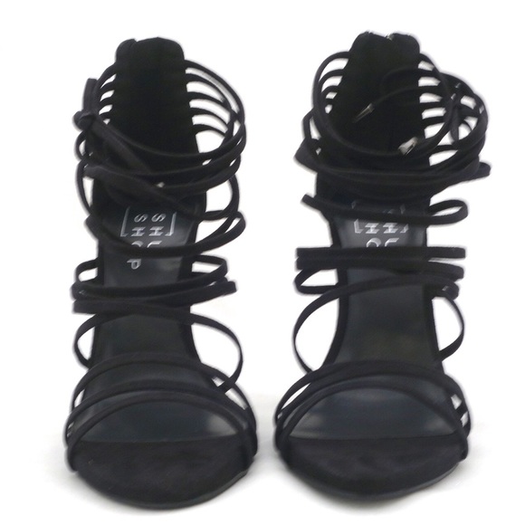 🚨Last pair🚨NWT Black 4.5 Stiletto Heels Peep Toe - Picture 4 of 4