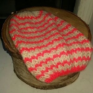 Hand knitted winter hat