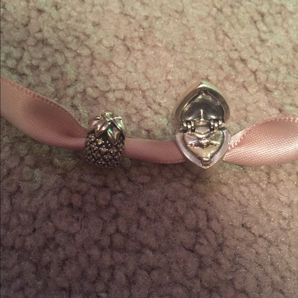 Sparking Pineapple and Gift from the Heart Pandora