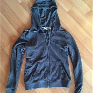 Victoria's Secret PINK grey hooded sweatshirt