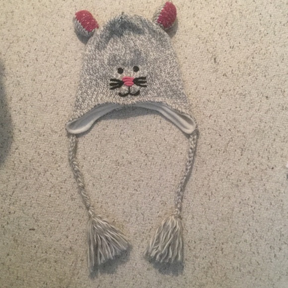 Accessories - ✨BRAND NEW Thick Gray Cat Beanie✨