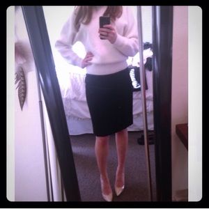 Vintage white angora sweater