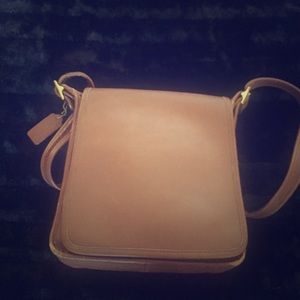 Vintage coach saddle bag
