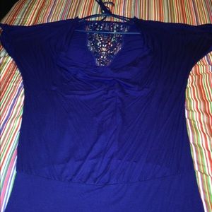 Purple top , size large