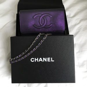 Rare Chanel WOC in Royal Purple