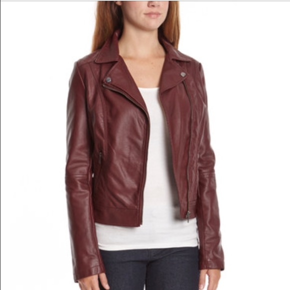 Ox Blood Faux Jacket!