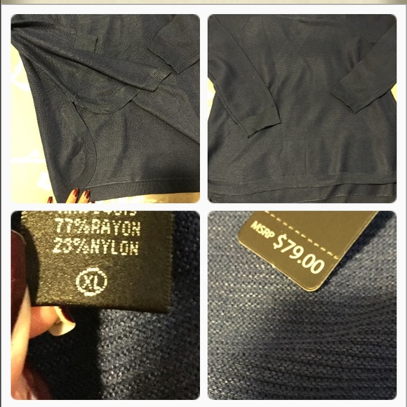 For Amy๐Buyers fave ๐ ribbed navy top - Picture 2 of 4